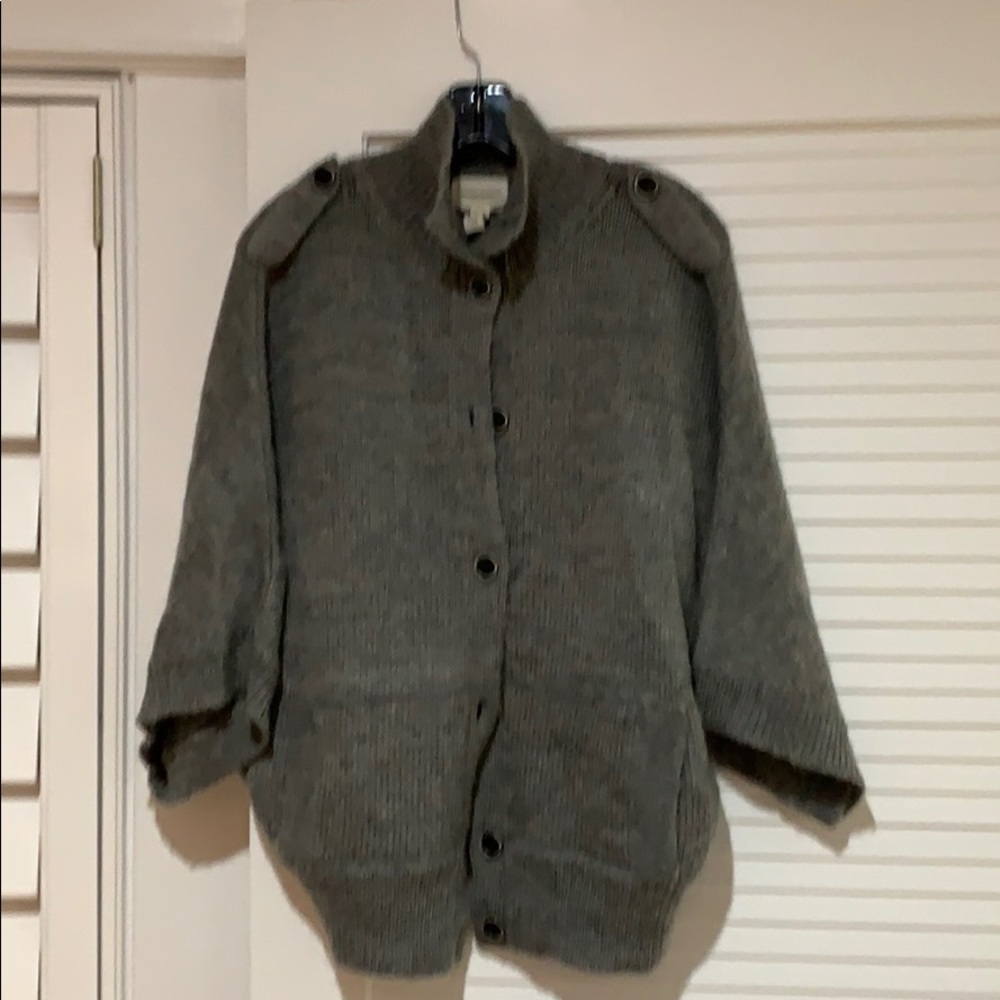 Gray wool Banana Republic sweater